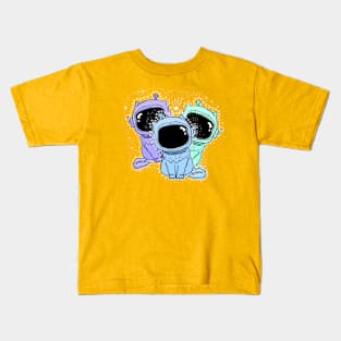 Space kitty cats Kids T-Shirt